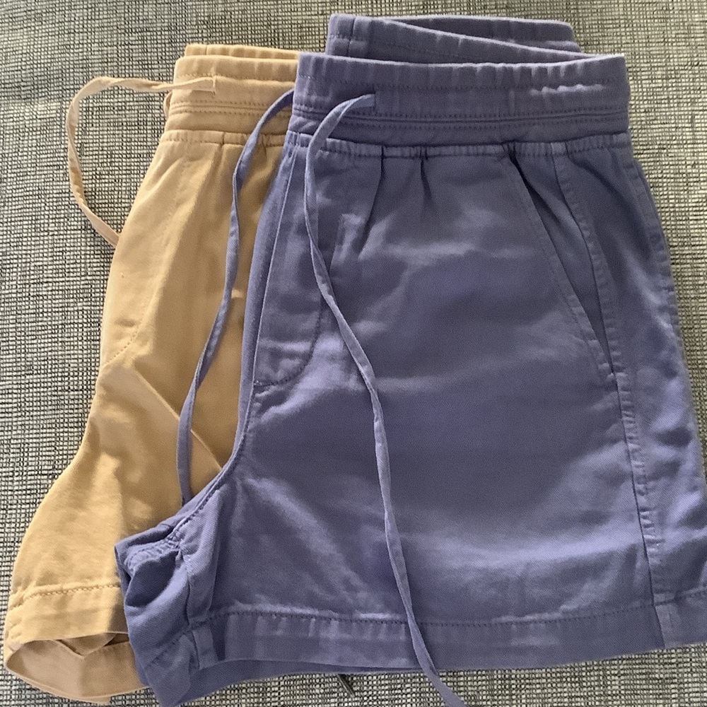 GAP High Waist Women Shorts - Tan and Purple